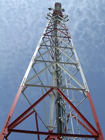 3-Legged Angular Steel Communication Tower