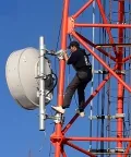 3-Legged Tubular Steel Communication Tower