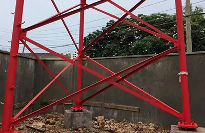 50m 3-Legged Tubular Steel Tower