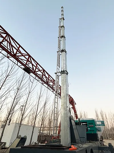 Cell On Wheels (COW) / Portable Telescoping Communication Tower